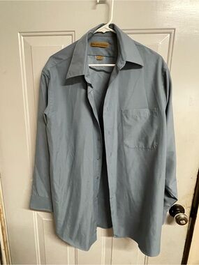 Milano Light Blue Men's Dress Shirt L